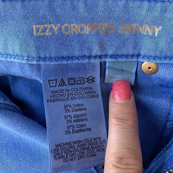 Michael Kors Izzy Cropped Skinny Jeans Size 4 - Picture 7 of 11